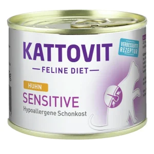 KATTOVIT Feline Diet Sensitive Huhn 185 g Neue Kollektion